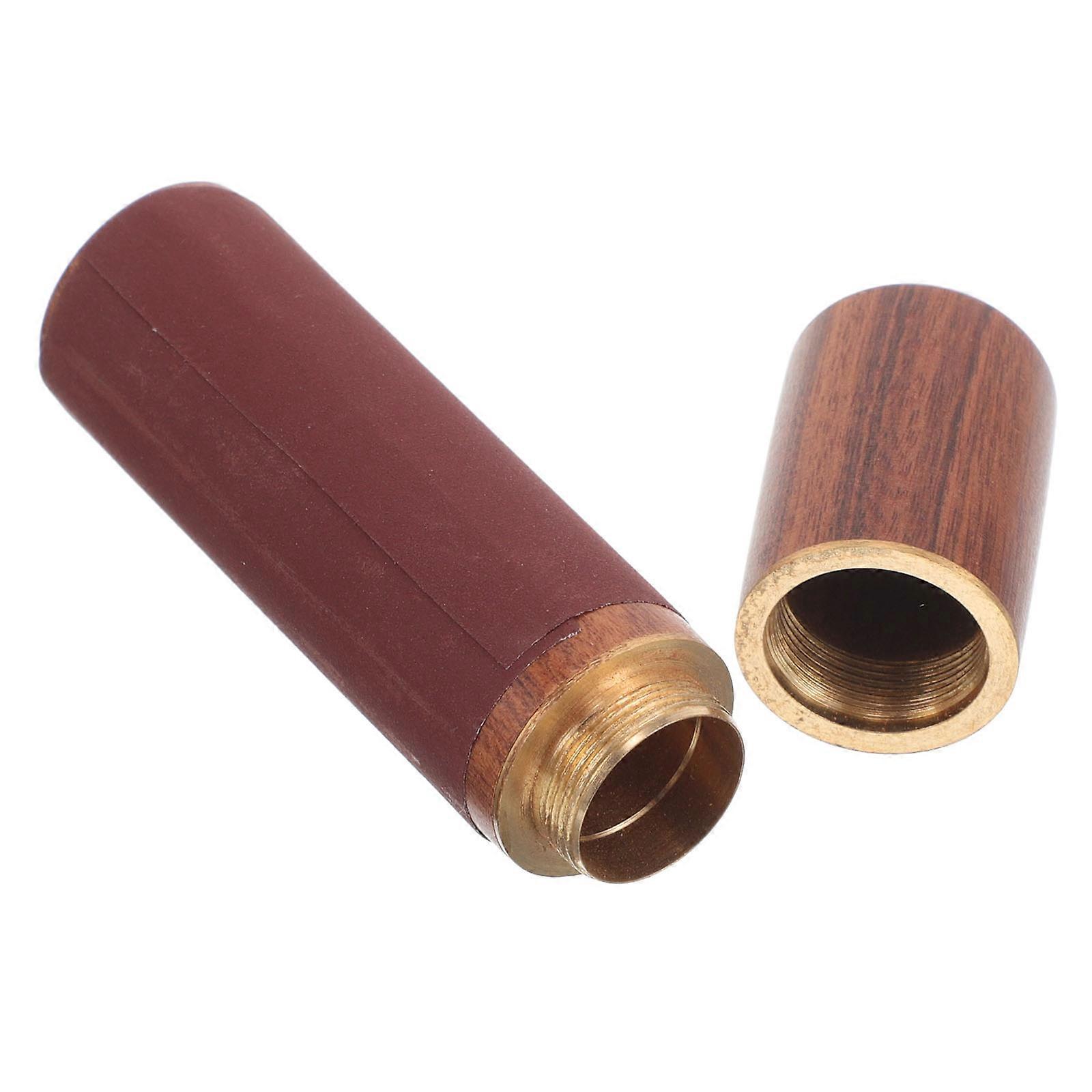 Portable Match Holder Organizer Wooden Container with Lid for Small Match Storage Box Camping Toothpick Holder Outdoor Can 1 Set