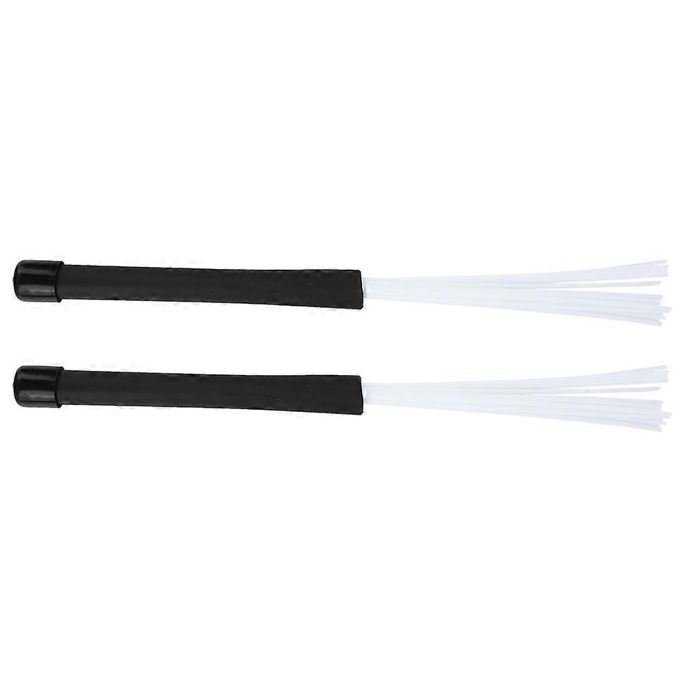 1 Pair Jazz Drum Nylon Brush Retractable Drum Stick Percussion Instrument Parts
