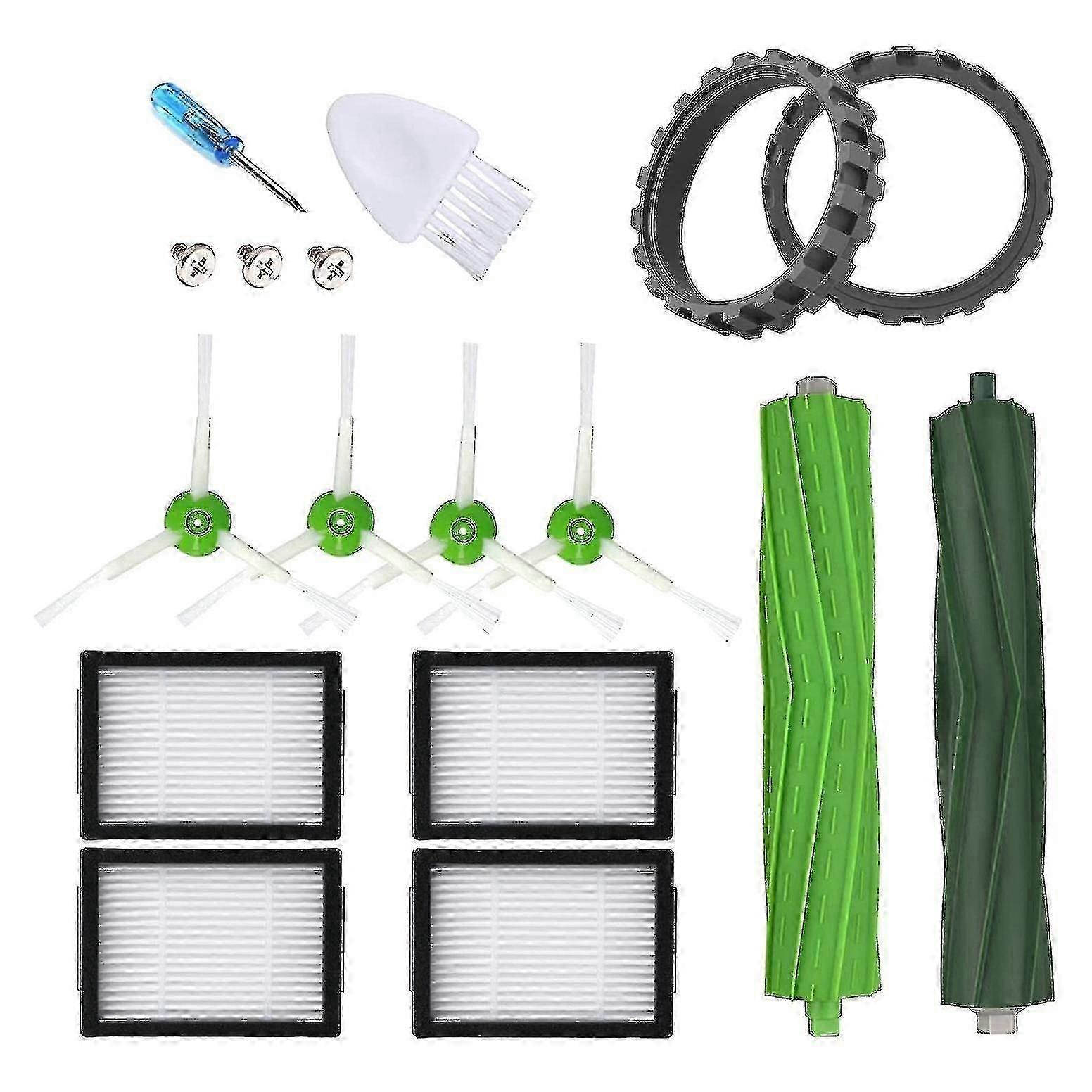 Irobot Roomba E5 E6 E7 I7 I7+i6 I8 I3 I4 Plus ile Uyumlu Yedek Kit