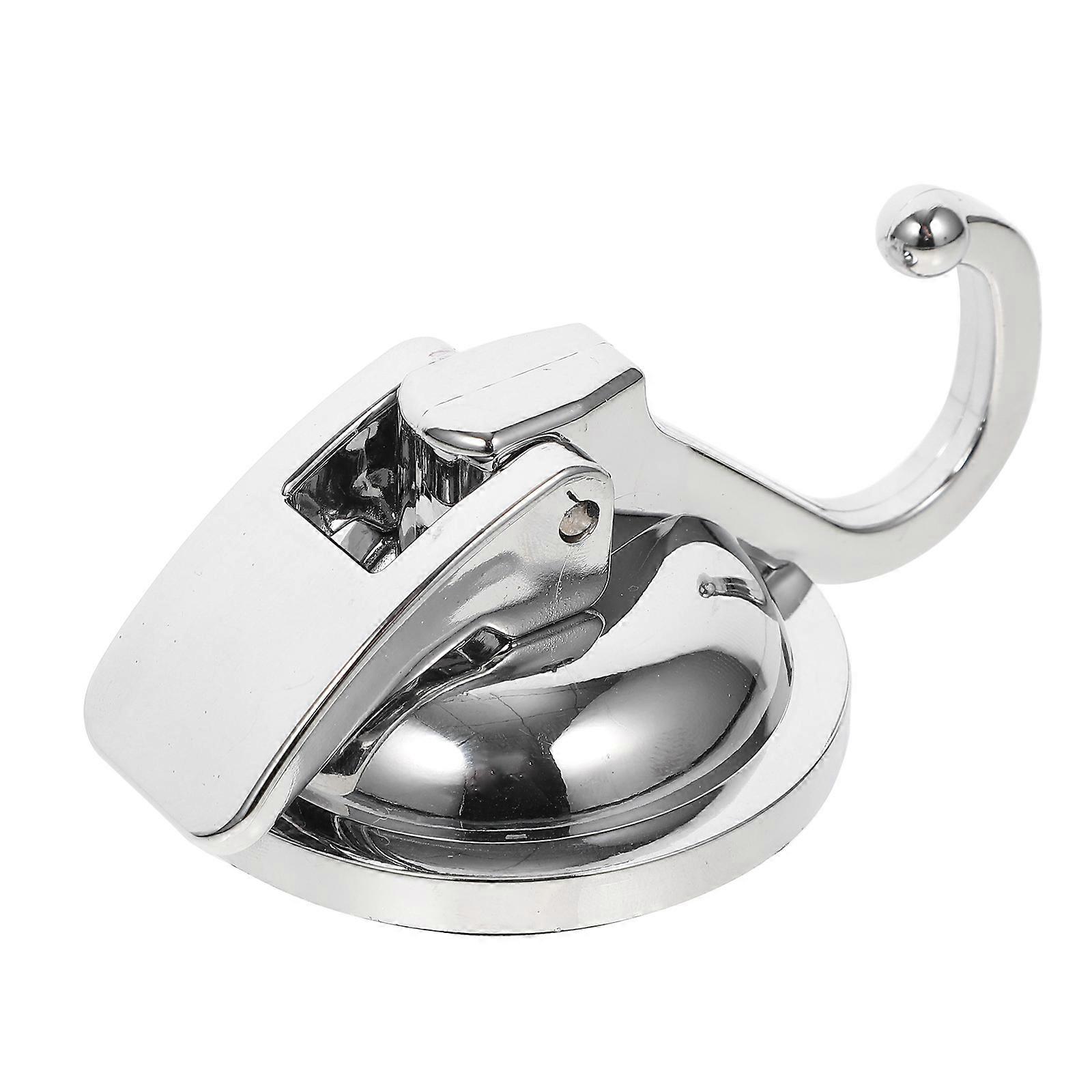 Plastic Reusable Vacuum Suction Hook Silver Versatile Holding for Home