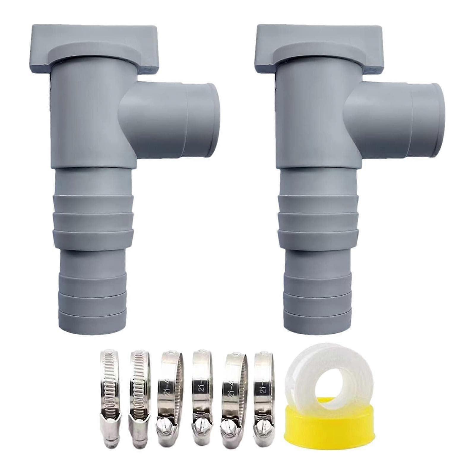 Soft hose valves, pool pipe holders, replacement pool hose adapters, diving hose connectors, pool parts