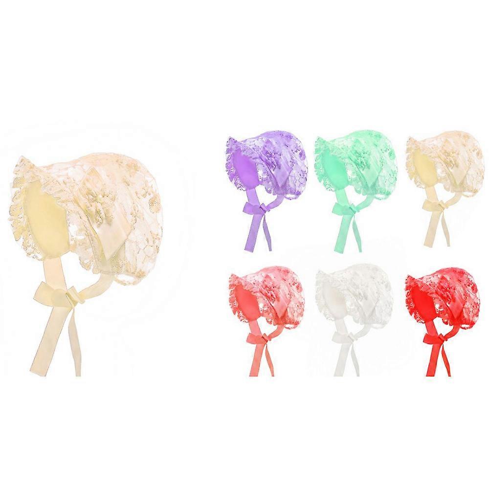 Adorable Baby Lace Hat for Infants Aged 0 2 Months 1 Piece