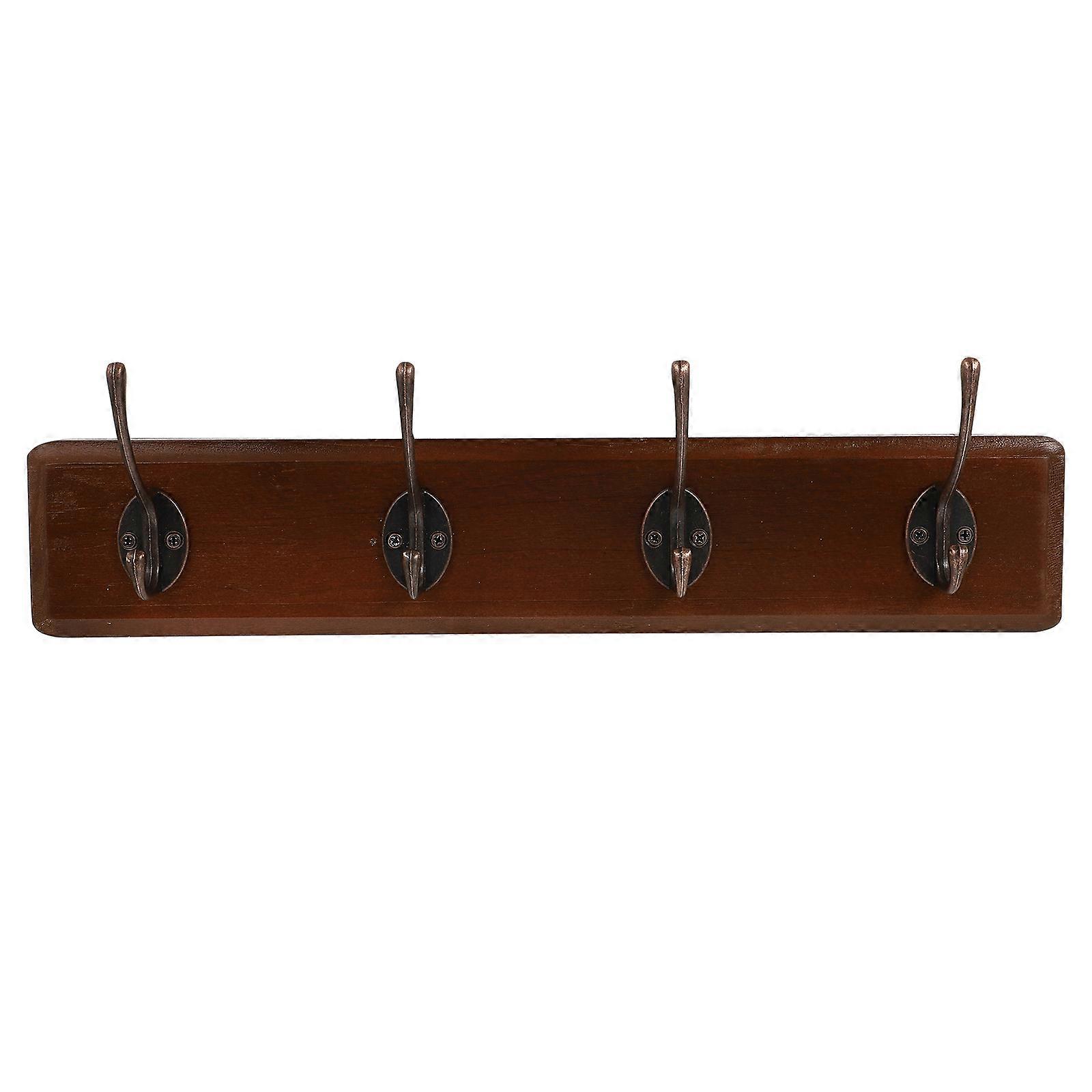 Practical Hook Rack For Hanging Clothes Hats And Coats In Various Occasions With 15.33x2.99x1.18 Inch Size 1Set