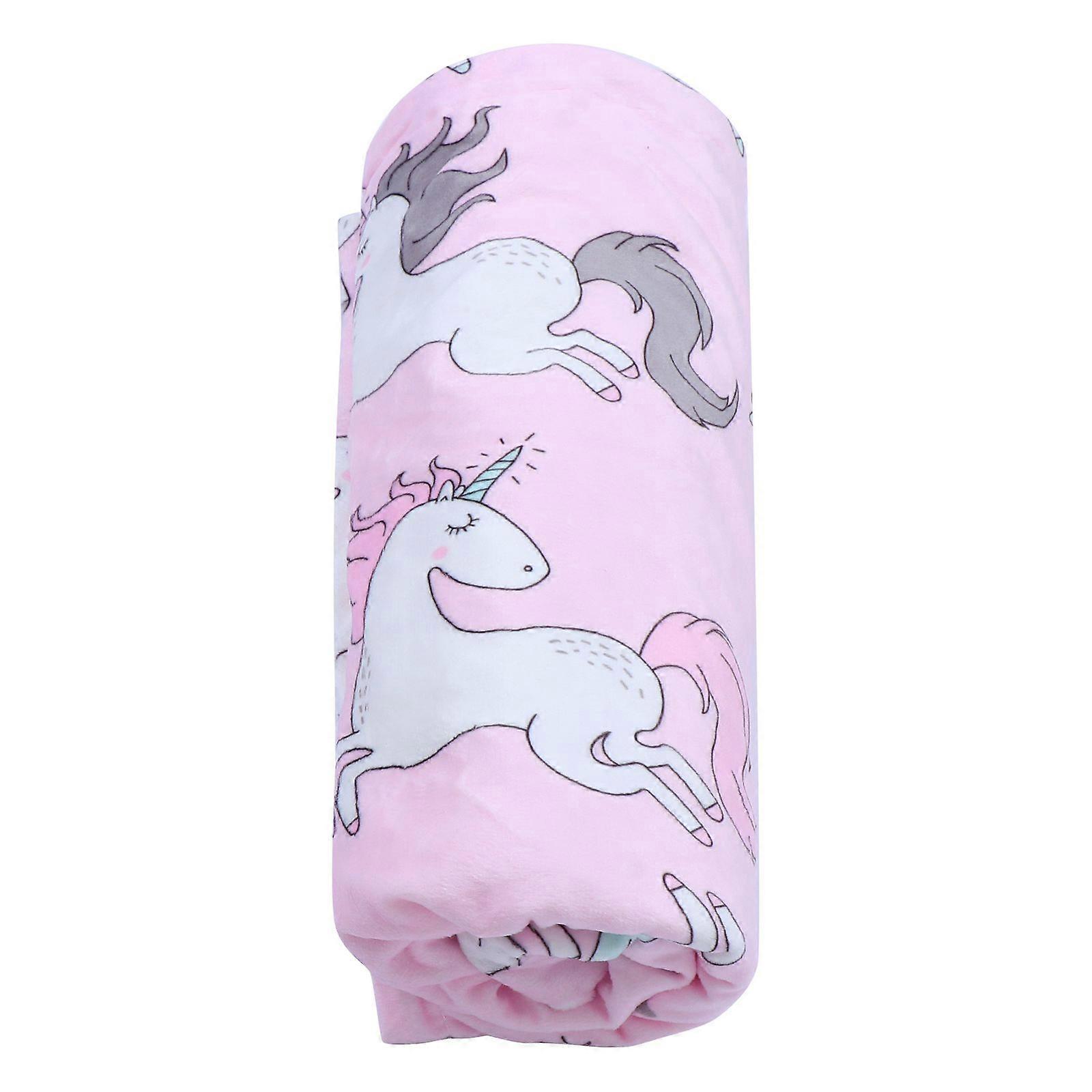 Cute Blanket For Kids Study Room 110x75cm Comfortable Touch 1Set