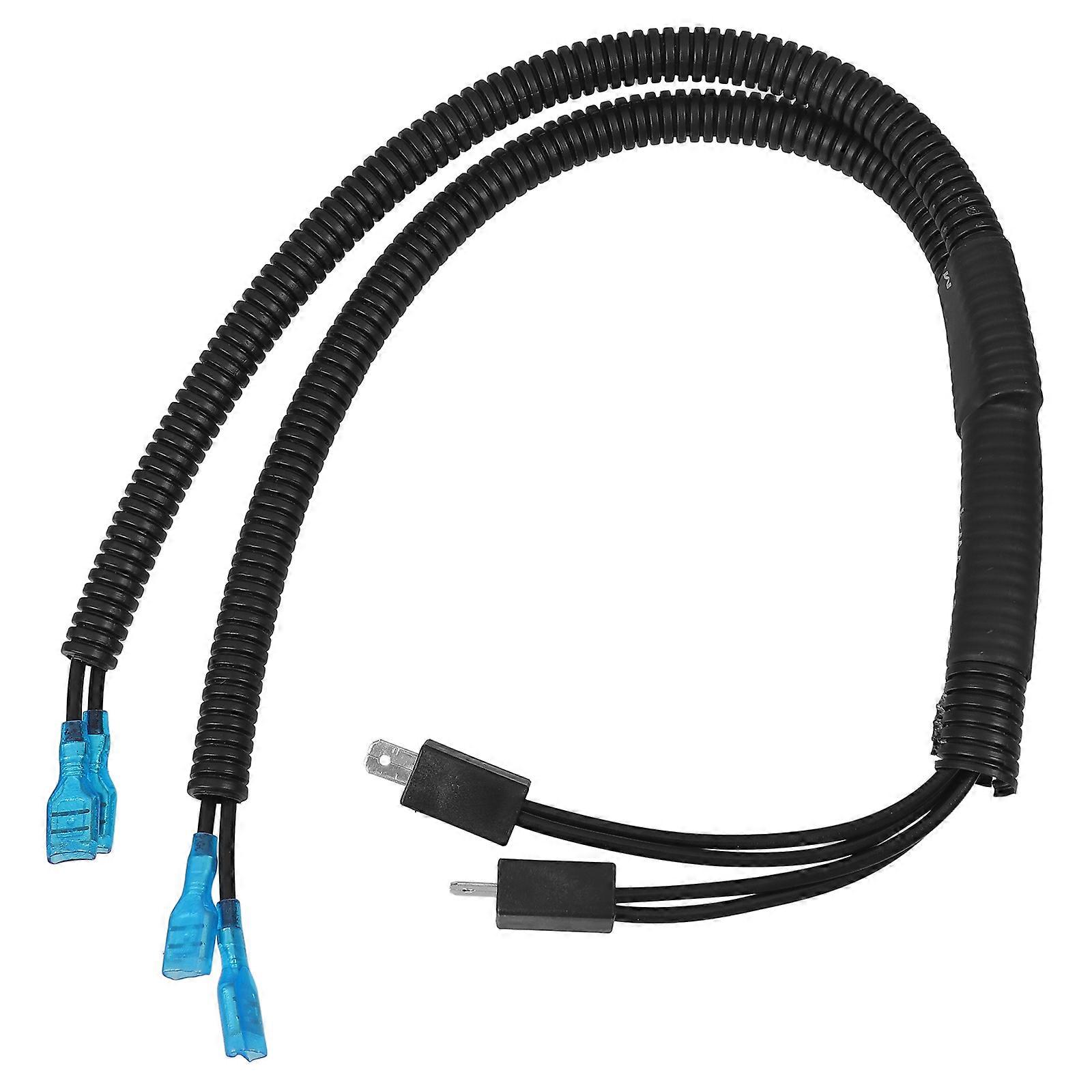 Black Plastic Car Horn Wiring Harness Kit for Car Use 1 in Compatible With Nissan