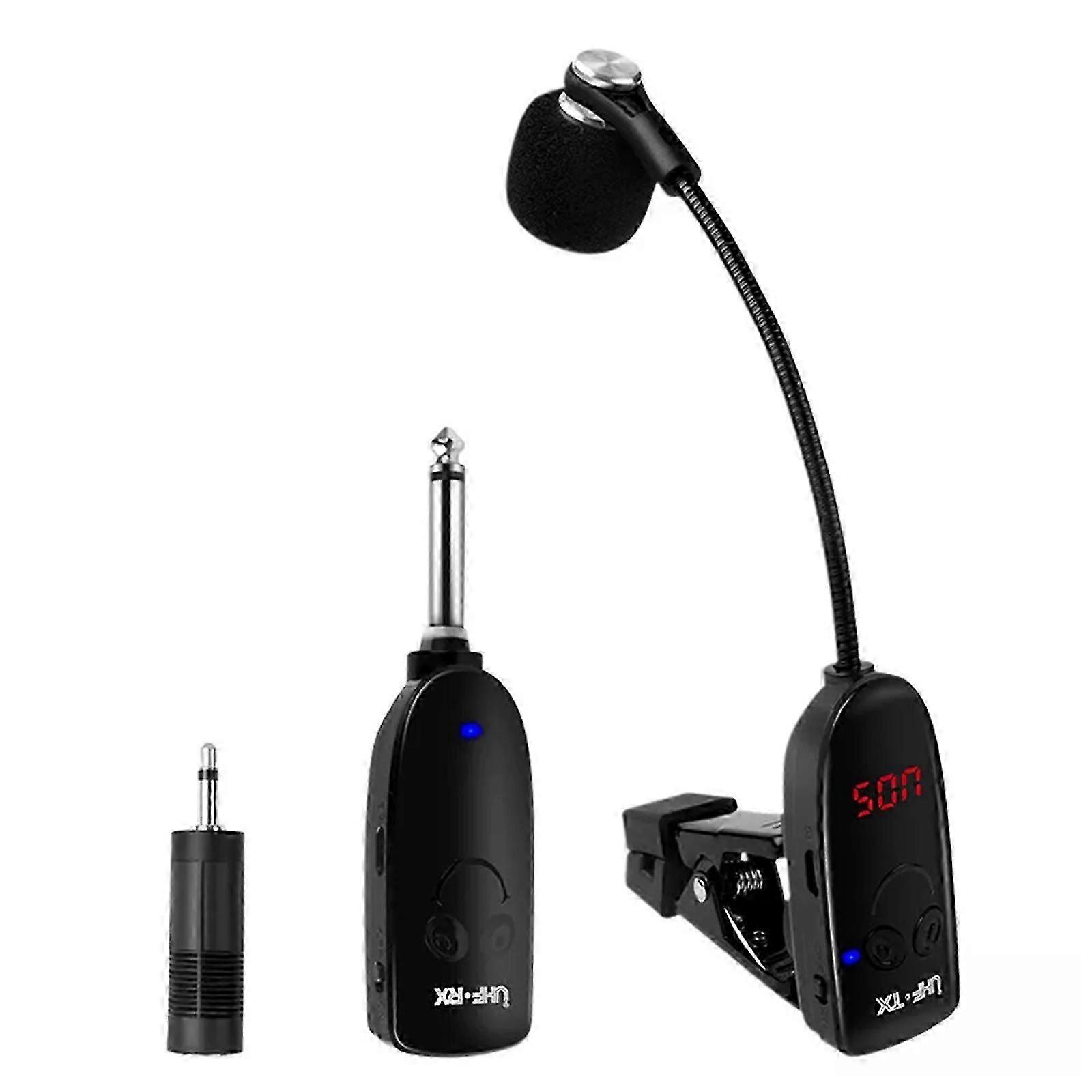 Profesjonalny bezprzewodowy system mikrofonów saksofonowych do trąbki Instrument saksofonowy js