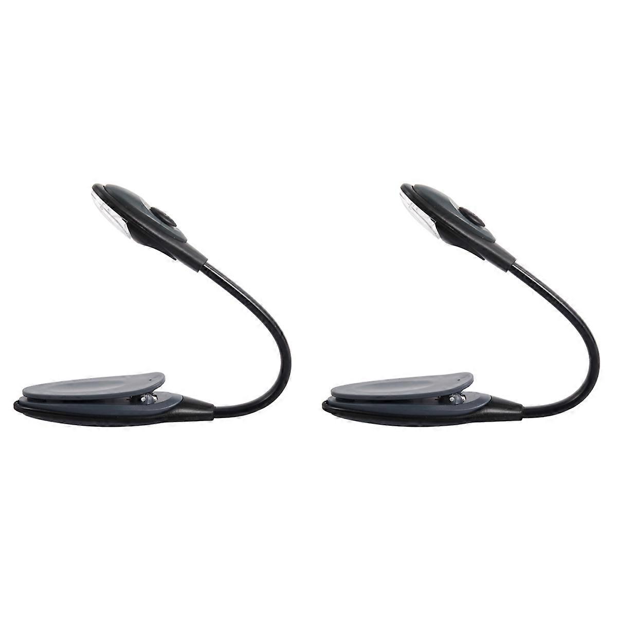 Mini Flexible Clip-on Bright Booklight LED Travel Book Reading Lamp White Light book holder small ta