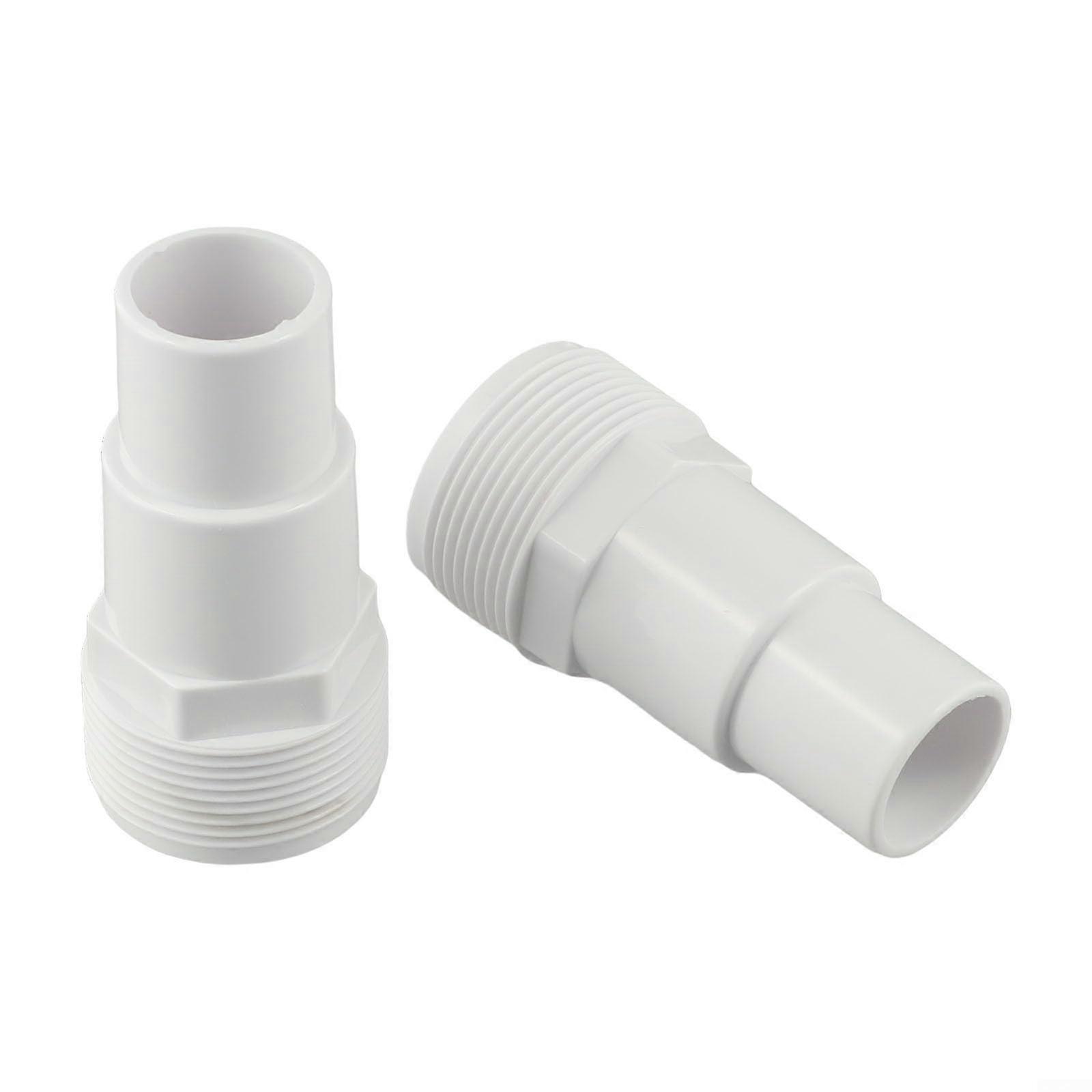 Multipurpose PVC pool filter hose connector 2.5 cm for 1 63.5 cm and 1 12.7 cm hoses