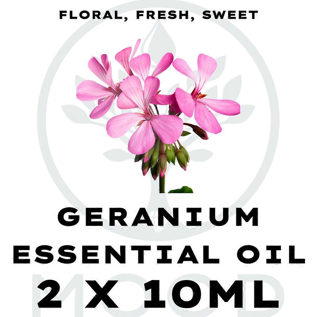 Geranium Essential Oil 2 X 10ml Twin Pack