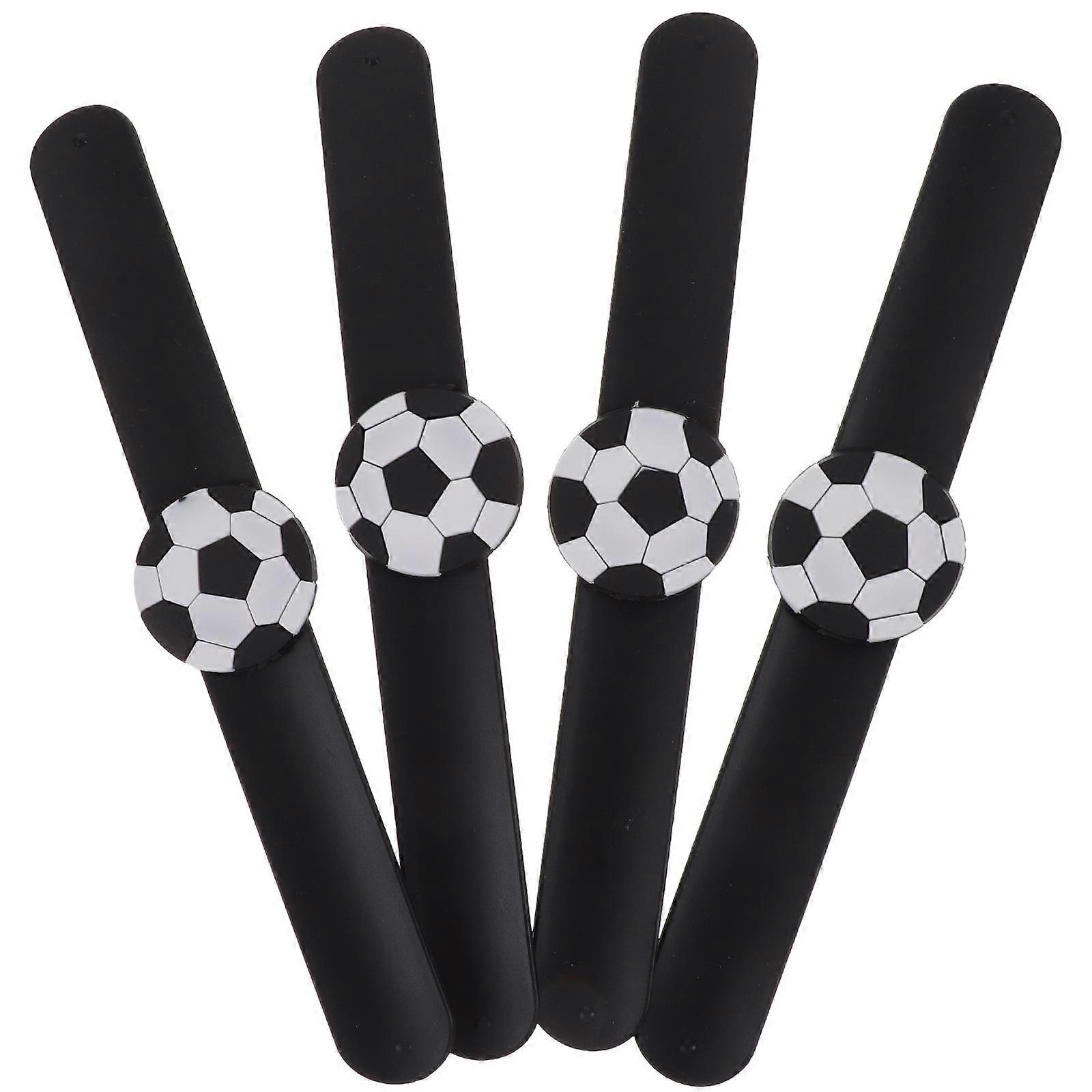 Fun Silicone Slap Bracelets for Kids with Smooth Texture and Creative Designs Black