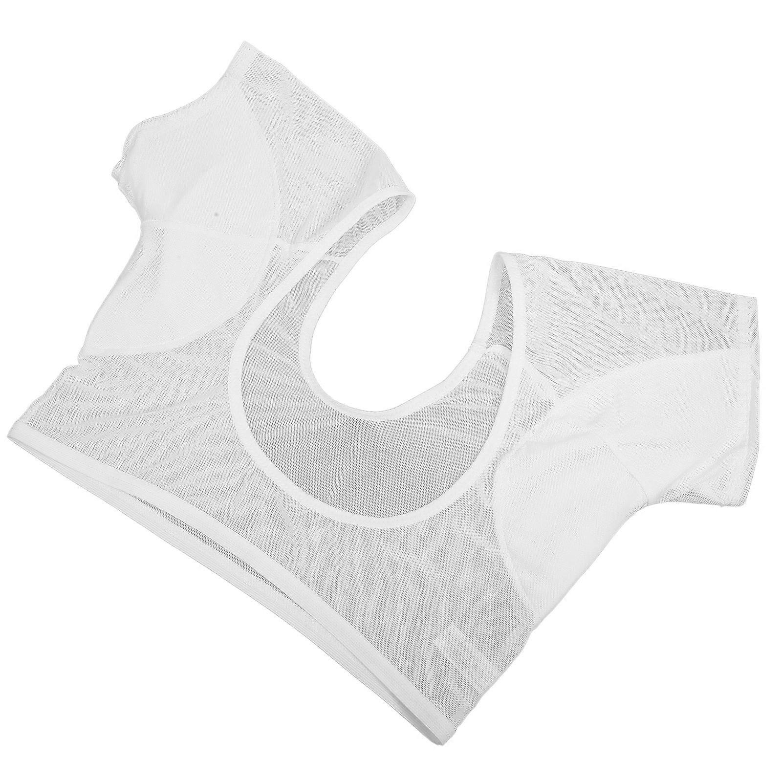 White Underarm Sweat Absorbing Patch For Ladies Simple Design 1Set