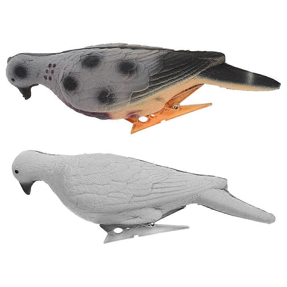 EVA Foam Dove Shaped Targets for Archery Practice and Decoration 2pcs Assorted Color