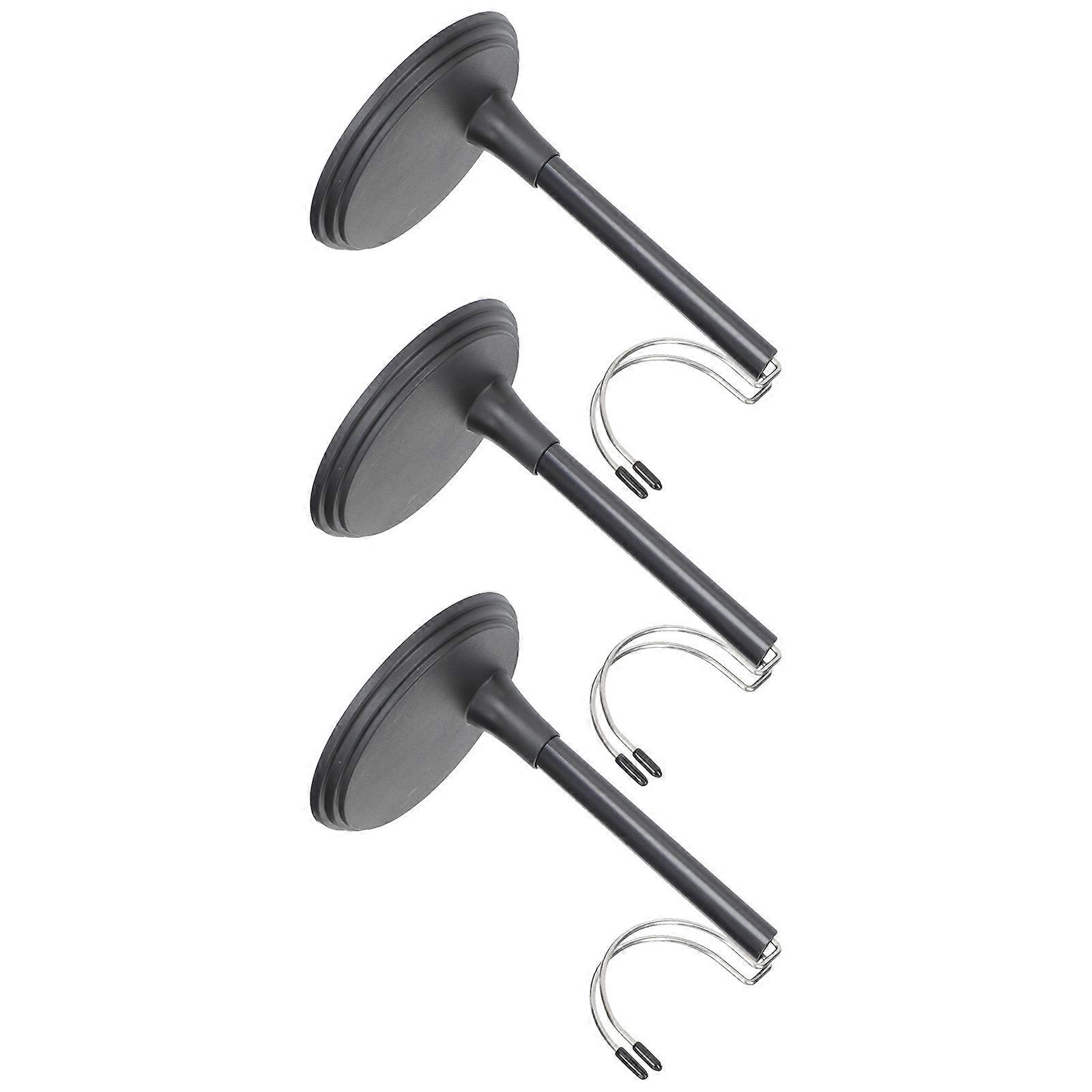 Doll Stand Doll Bracket for Storage Use 3Pcs Black Displaying Stands