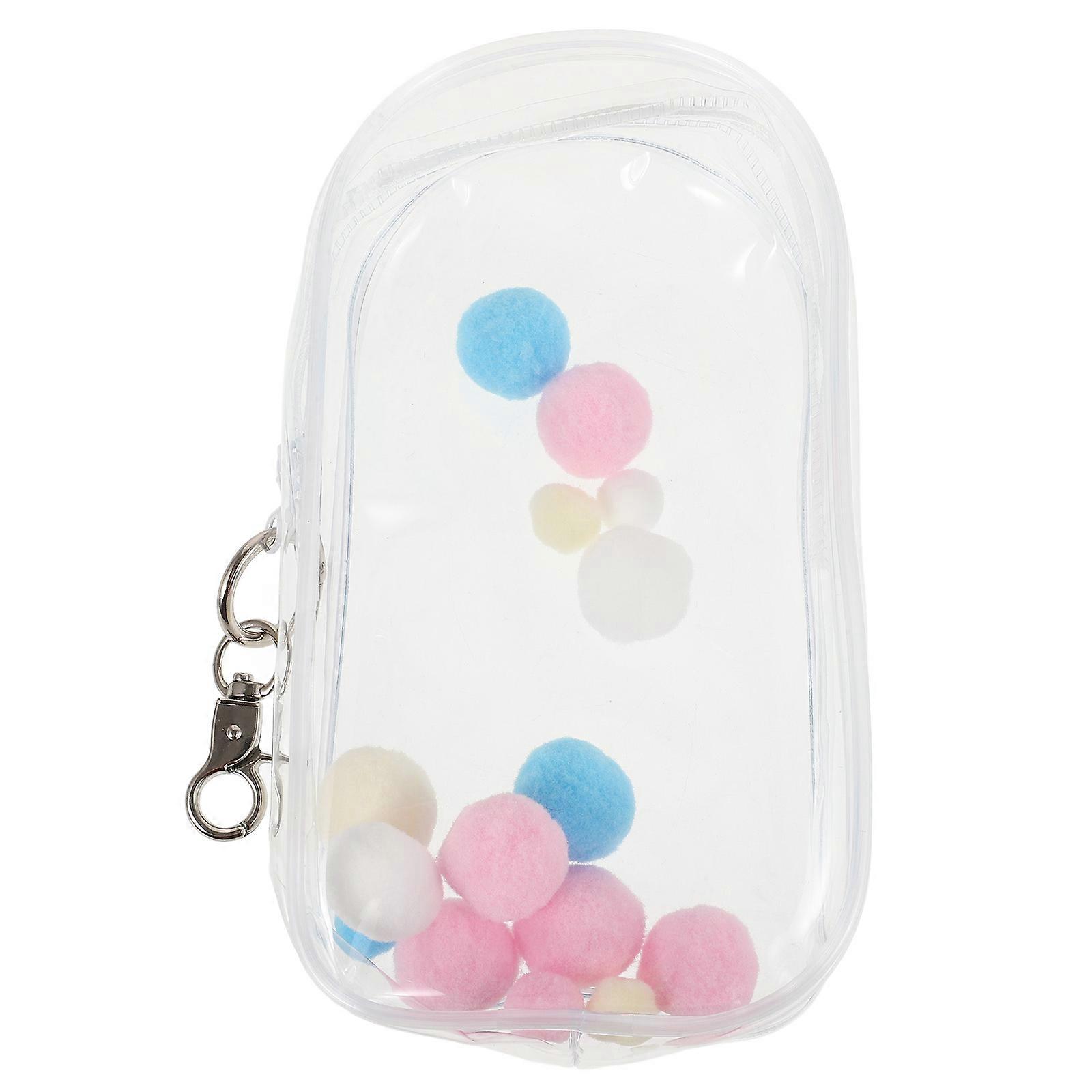 1 Set Clear Hanging Doll Carrier Bag Multi Functional Display Tote for Dolls with Durable Design