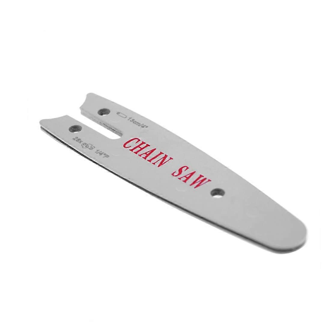 13cm/5inch Chainsaw Guide Bar, Replacement Guide Plate for Electric Chainsaws, Chainsaw Tool for Woodworking, Silver