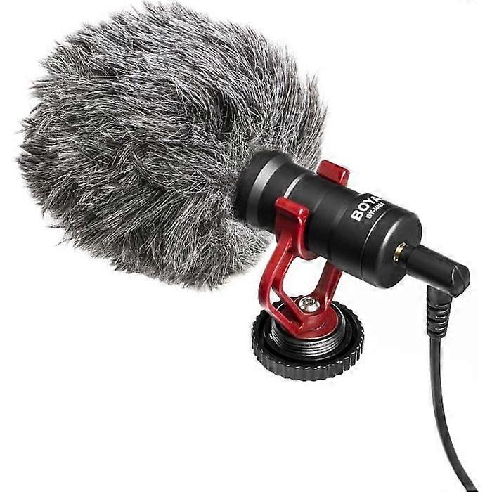 BOYA MM1 Hyper Compact Cardioid Condenser Microphone - TRS & TRRS Output Cable