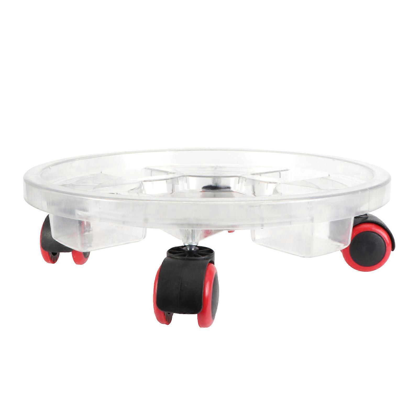 Round Planter Wheels 1Pack Flower Pot Stand Removable with Wheel for Garden Patio Balcony Assorted Color Move Flower Pots