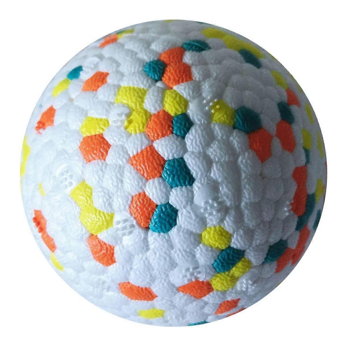 Interactive Dog Ball Elastic Material, Chew-Resistant Indestructible Toy for Puppies, Glow-In-The-Dark Training and Play