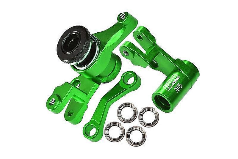 Aluminum Front Steering Assembly for 1:10 Traxxas Slash 4X4 / Deegan 38 Green