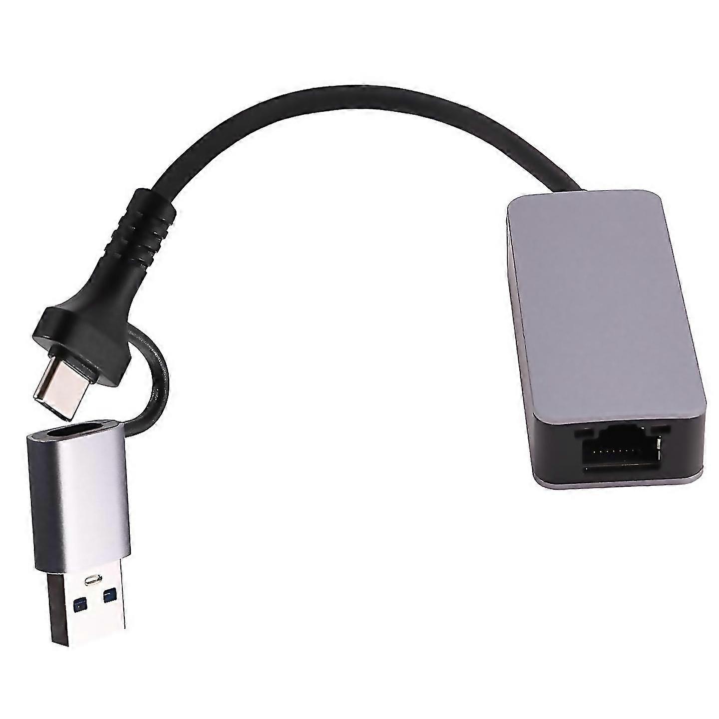 For Typec Usb 30 To Rj45 Lan 2500mbps High Speed 25g Network