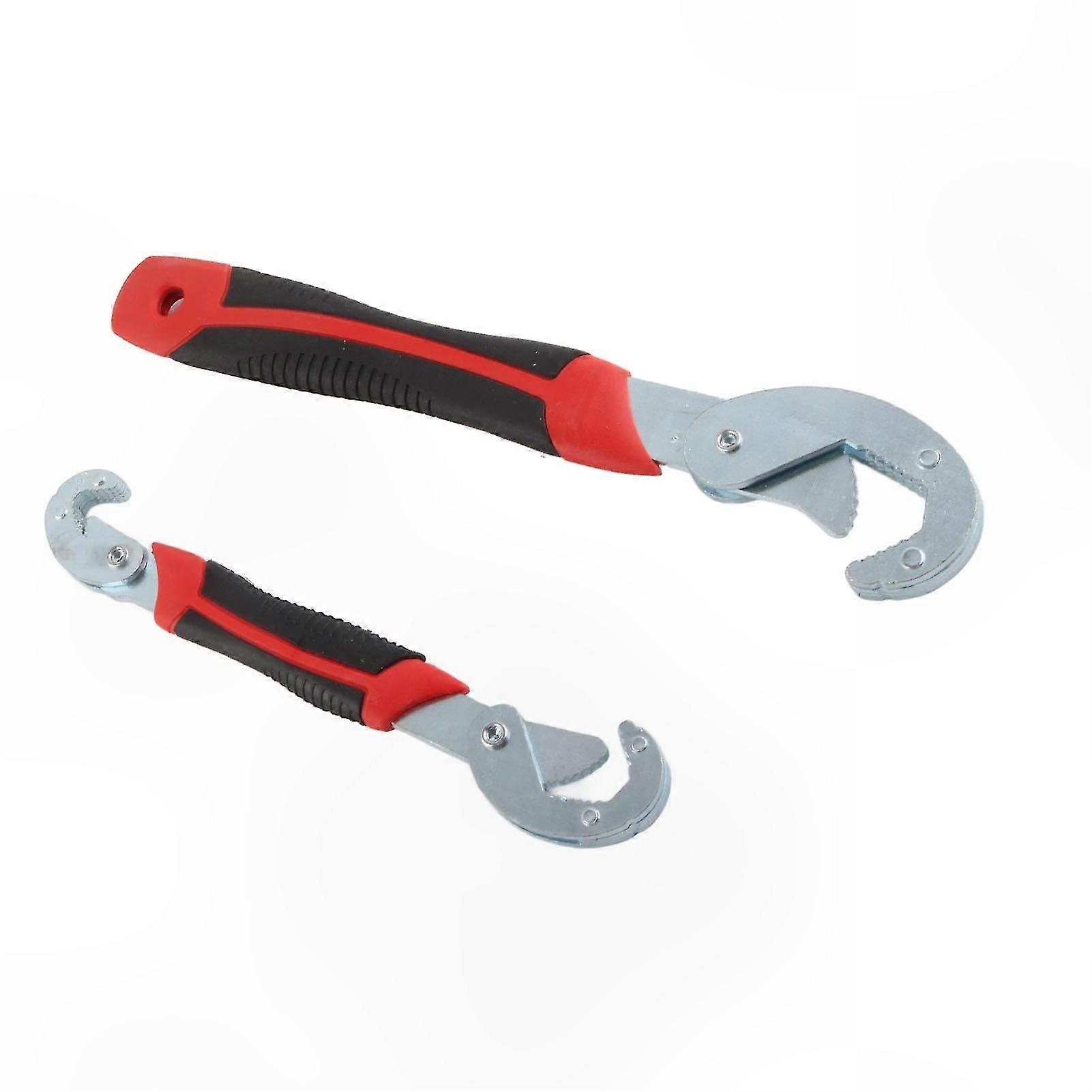 Universal 2Piece Wrench Set, SelfAdjusting Spanner for Pipes, 932mm Multifunction Tool
