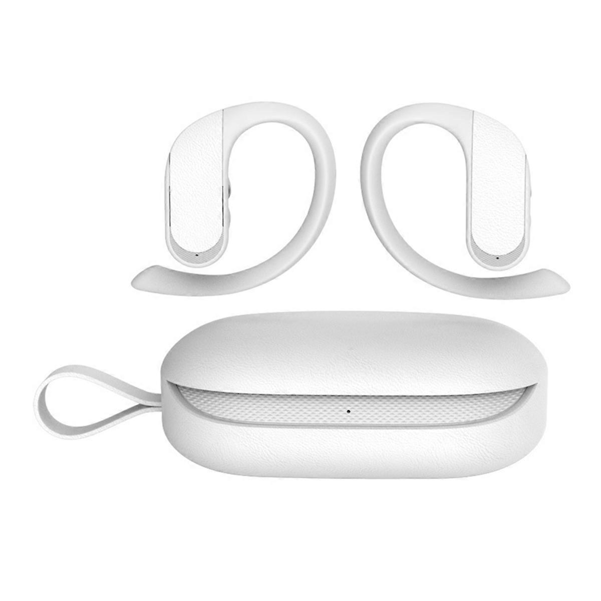 2PCS Auxiliary Listening Headphones with Charging Case, White