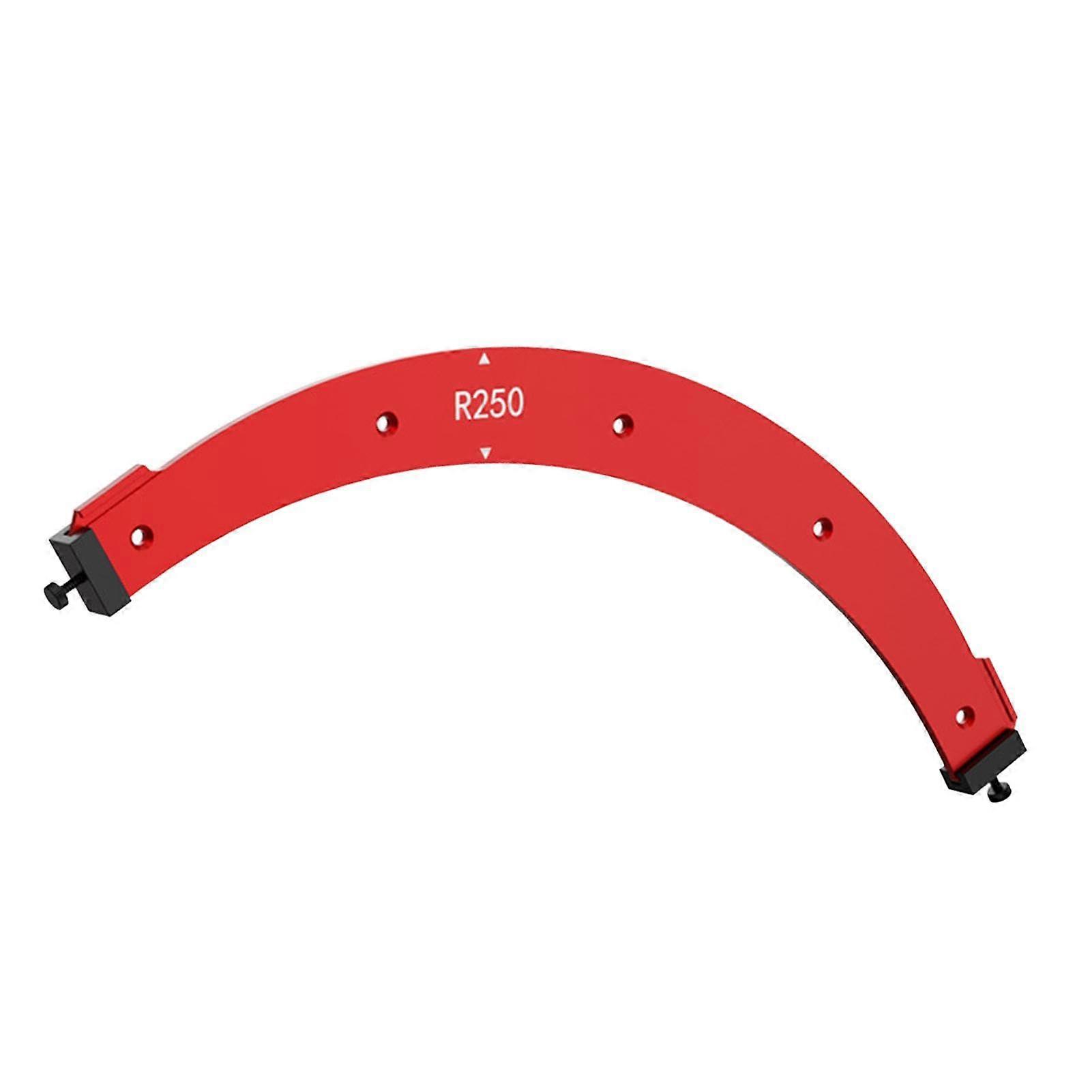 Corner Router Template, Durable Aluminum Alloy, Manual Woodworking Jig, R250 Model for Precision Woodworking