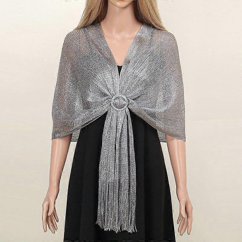 Metallic Wedding Shawl Wraps Bridal Shawl Bridesmaids Scarf Sparkling  Metallic Wraps For Party Lightweight Evening Wraps Women Formal Party  Wedding Ac | Fruugo UK