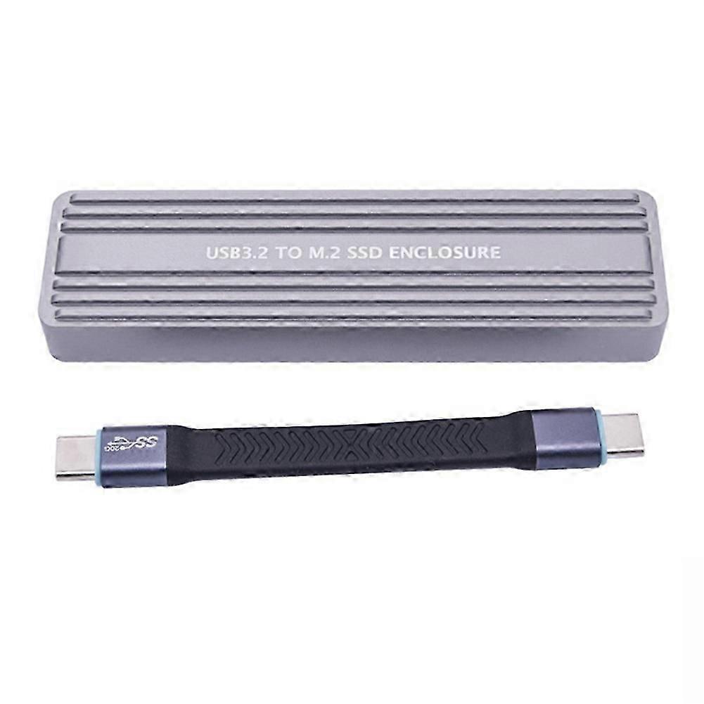 M.2 NVMe NGFF SSD Enclosure USB 3.2 GEN 2 to M.2 SSD 20Gbps Solid State Drive M.2 Case Box for 2230/2242/2260/2280 SSD