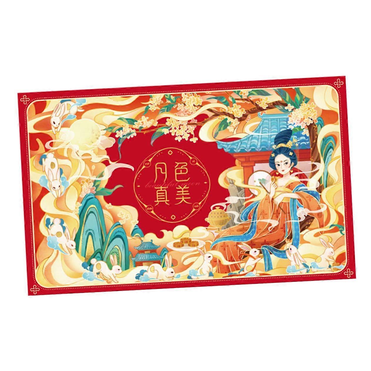 Versatile Moon Cake Box Festival Holder Cookie Container Sturdy Pastries Packaging