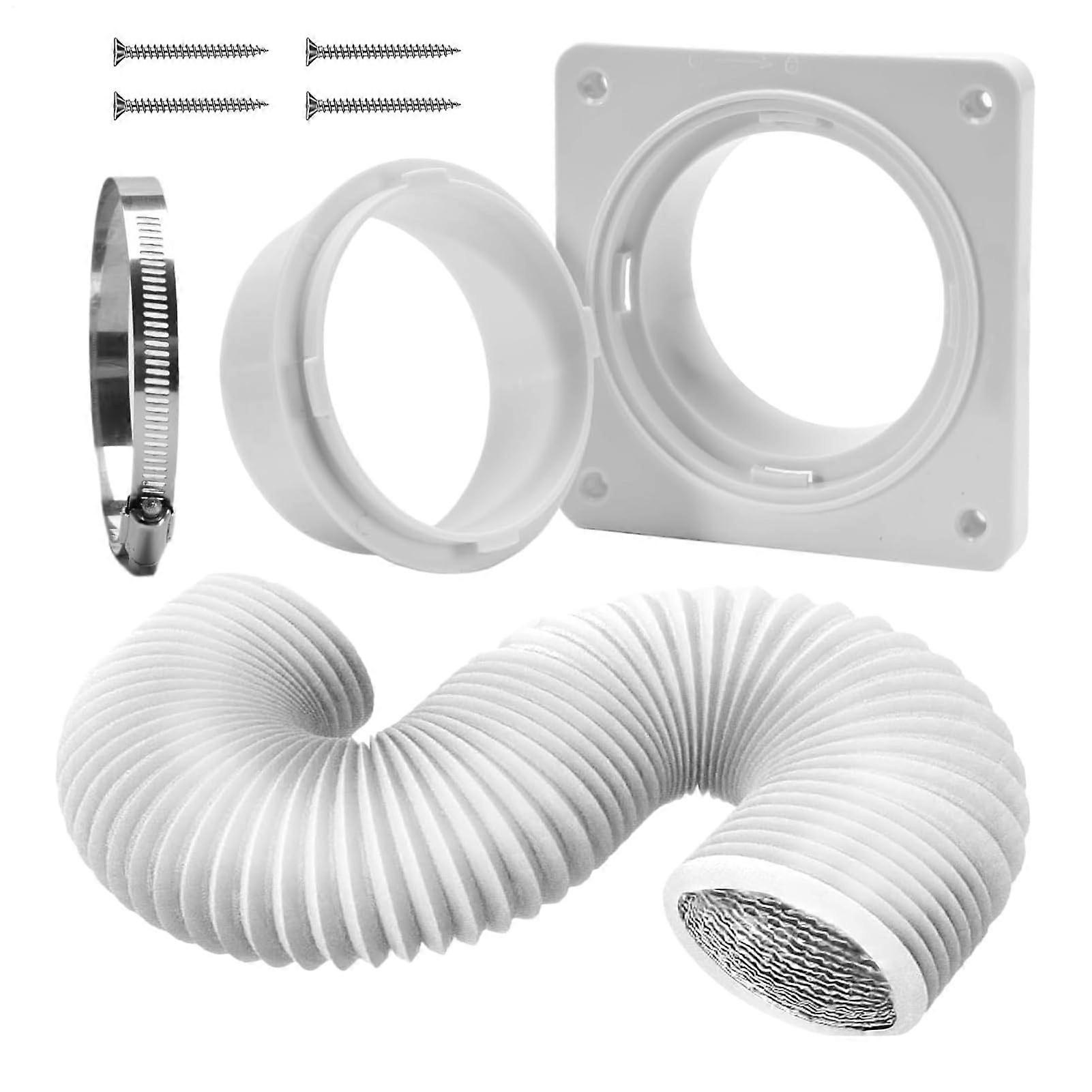 Portable AC Window Kit  Wall Adapter with Hose for Air Conditioner Exhaust