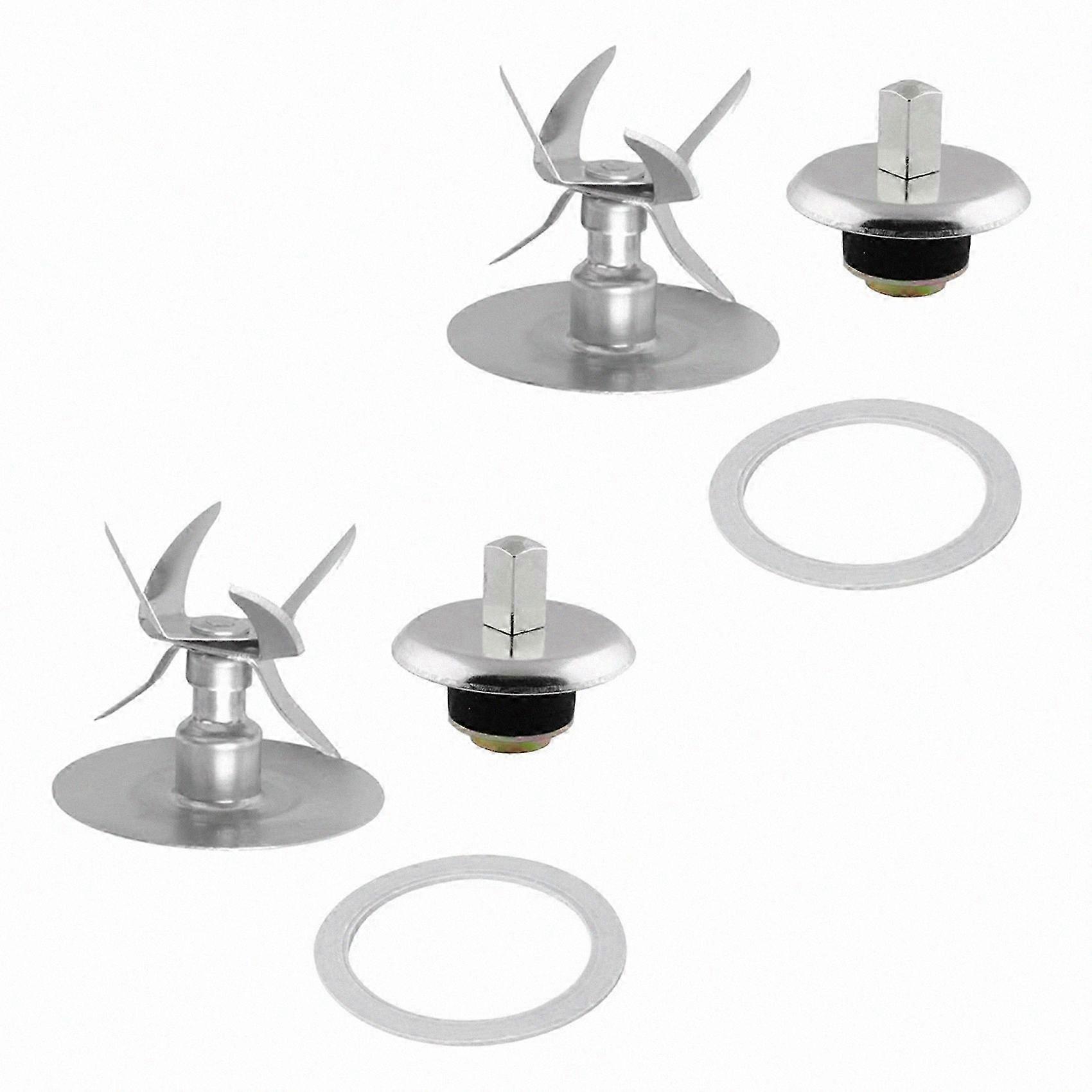 2X Blender Blade with Coupling Replacement for Osterizer Parts, 6 Point Blade with Coupling Kit