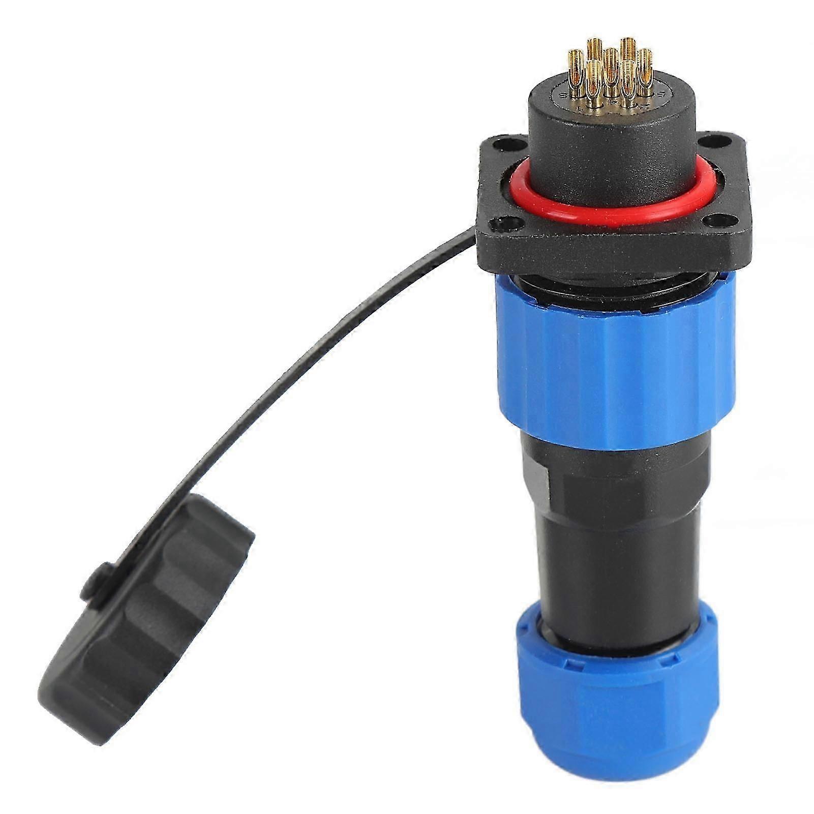 IP68 Waterproof Plug Socket Square Aviation Power Connector Industrial Terminal Adapter SP167 Pin (250V 5A)