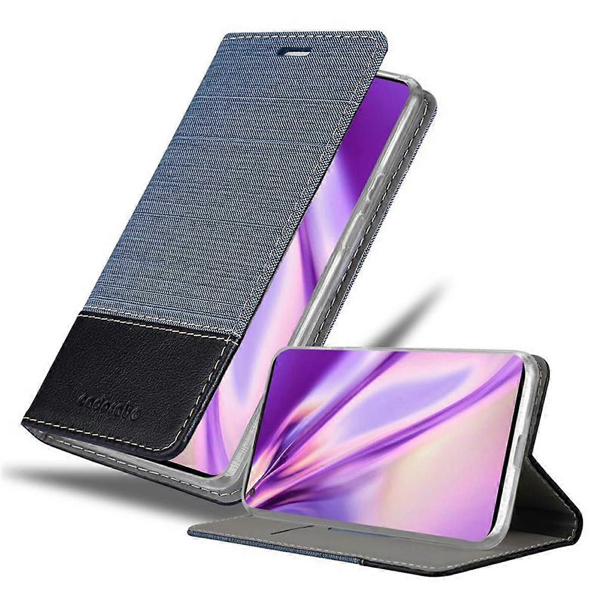 OnePlus 8 Case Protective Case - in look jeans e funzione stand