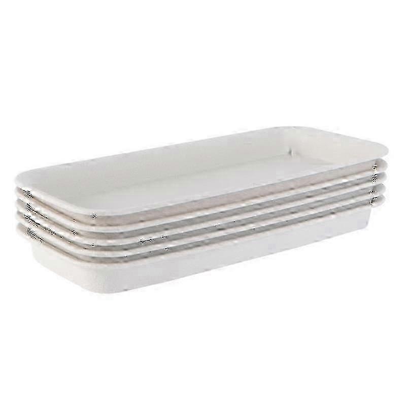 Négyzet alakú virágcsészealj és téglalap alakú virágcserép tálca, 12x5,5 hüvelykes bézs színű csepegtető tálca a víztakarékossághoz, műanyag légáteresztő növényi csészealj