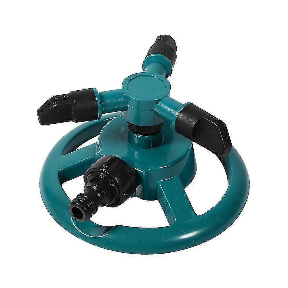 360 Fully Circle Rotating Watering Sprinkler Irrigation System 3 Nozzle Pipe Hose for Garden