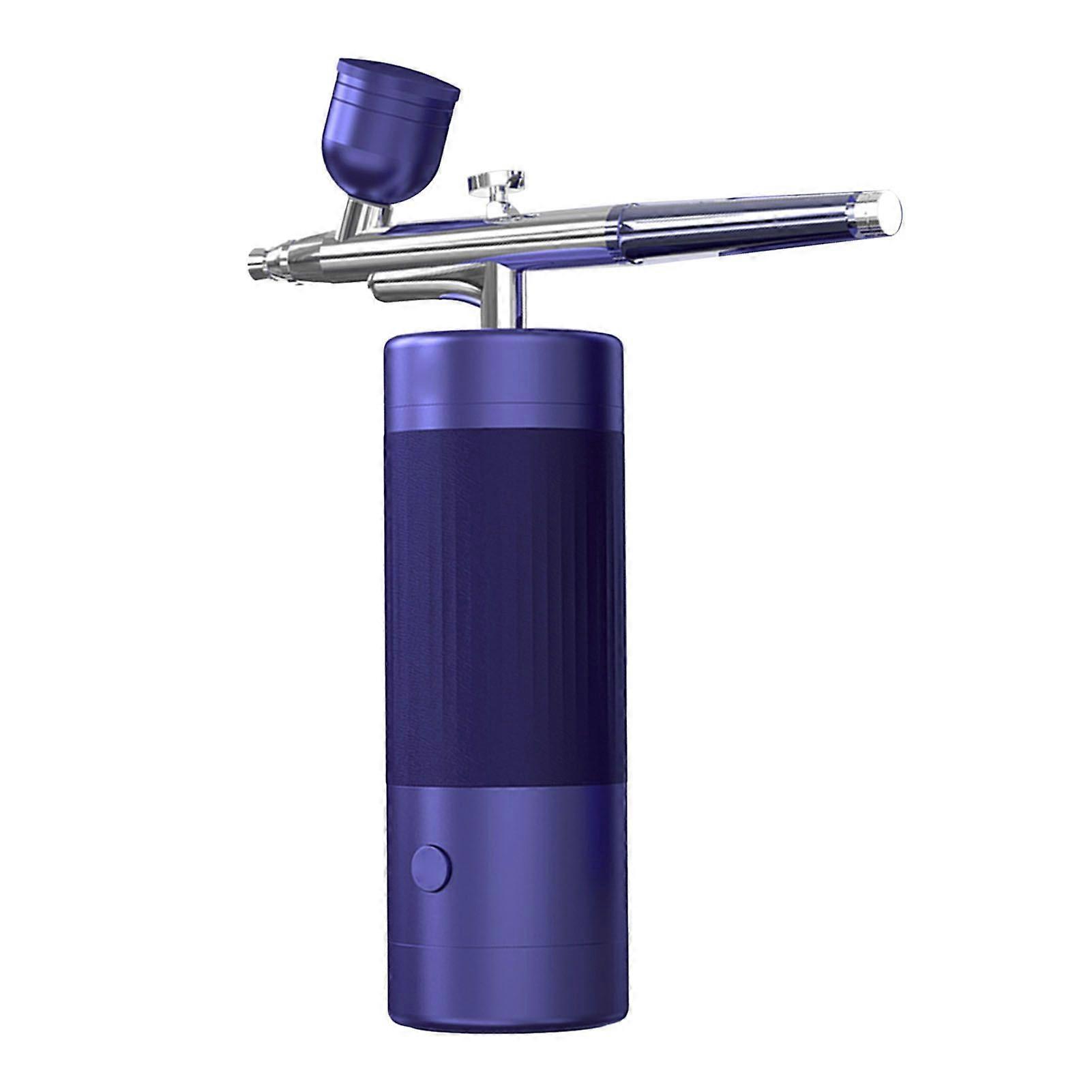 INXI003 Facial Oxygen Machine Airbrush Nano Mist Sprayer Portable Facial Steamer Beauty SPA Skin Care Tool with Solution Bottles