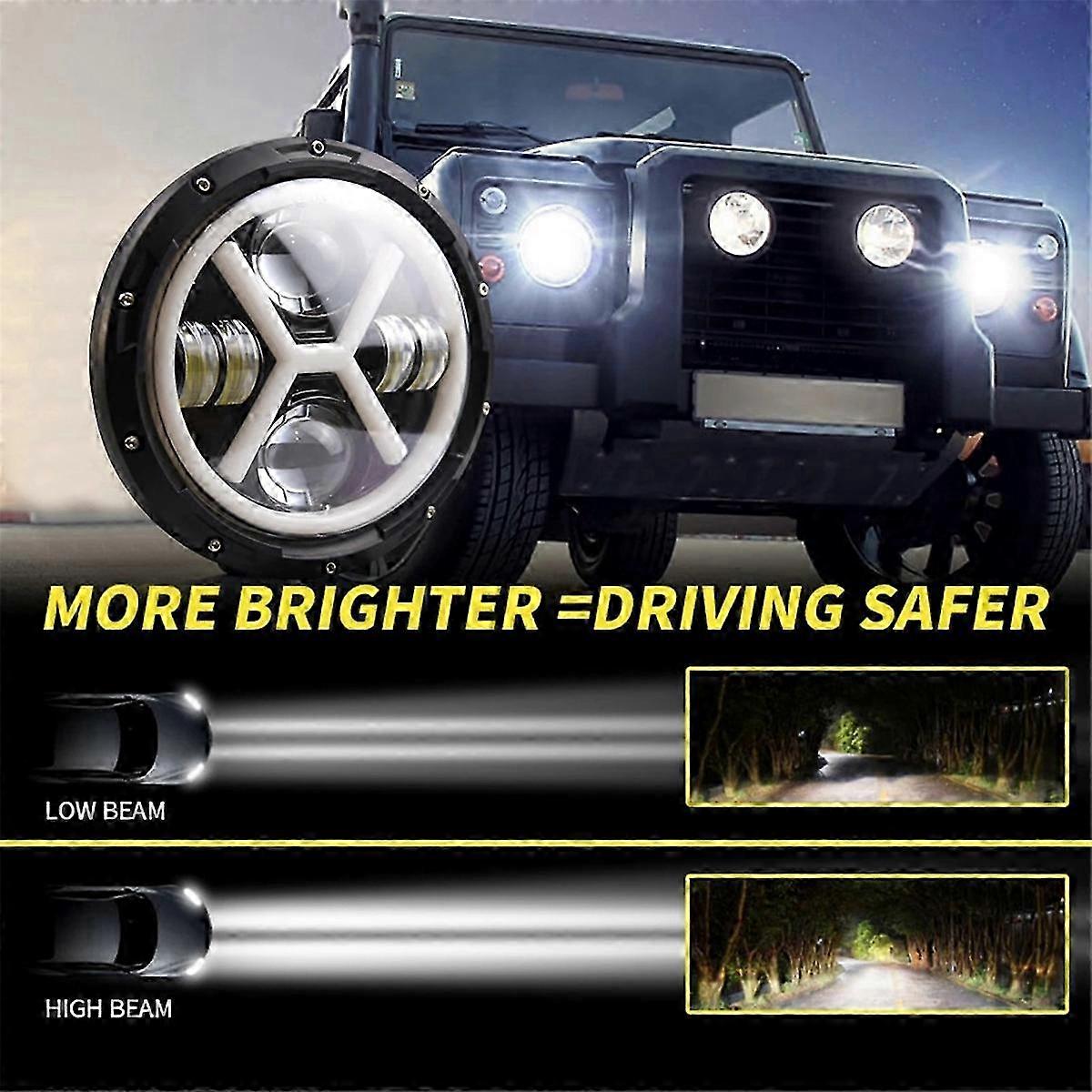 LED Headlight Super Bright Wiring Harness for