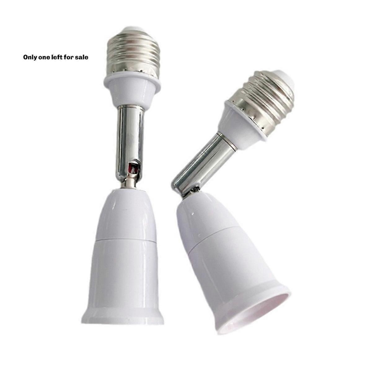 E27 to E27 Flexible Extension Adapter LED Light Bulb Lamp Holder Extendable Socket Converter Wall B