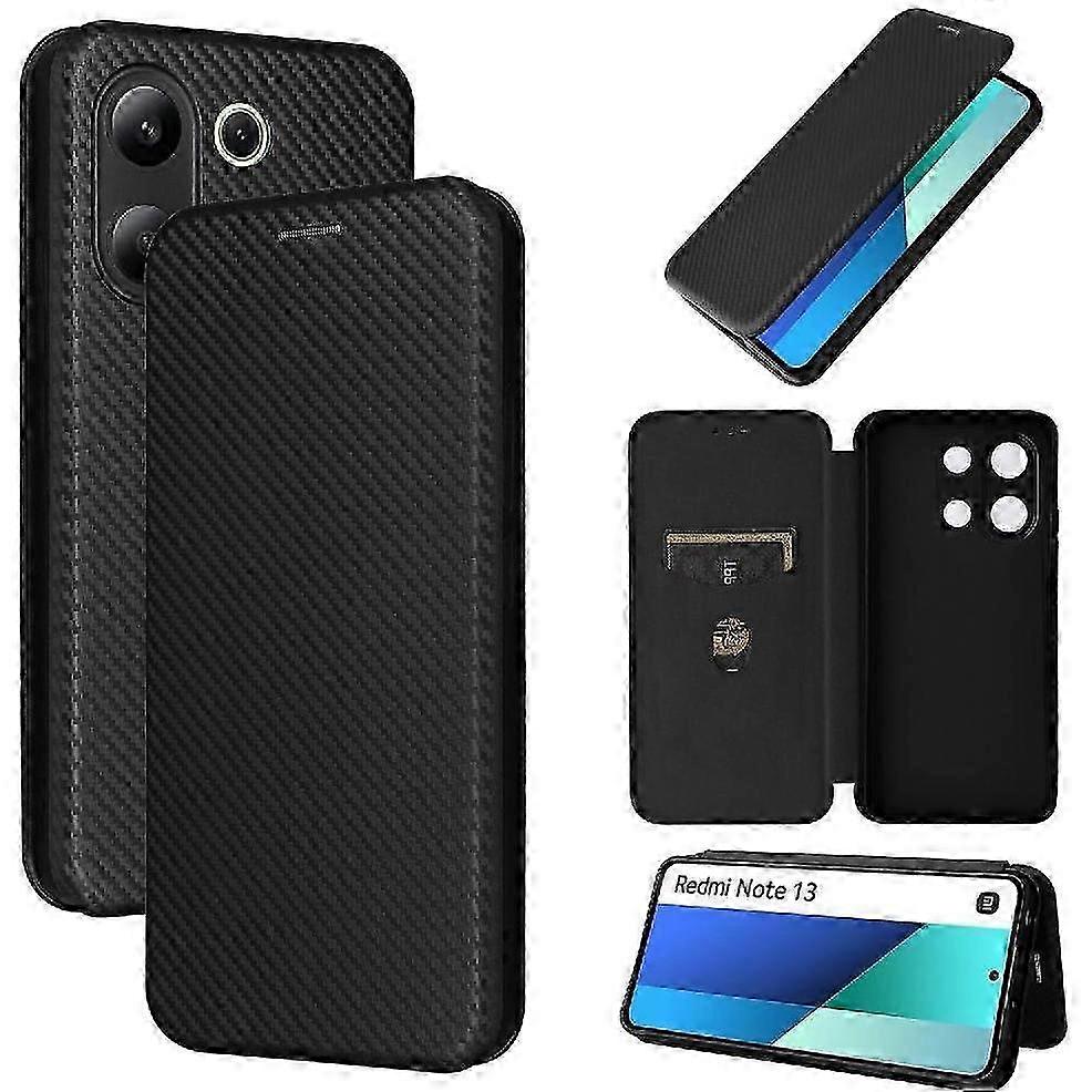 Case For Xiaomi Redmi Note 13 4G With Card Holder Kickstand Leather...