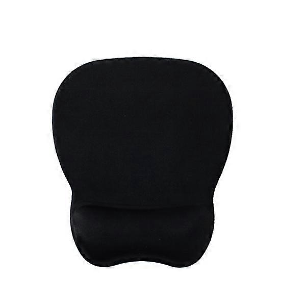 Ergonomic Mouse Pad with Gel Pad - Black, Non-Slip Silicone Base