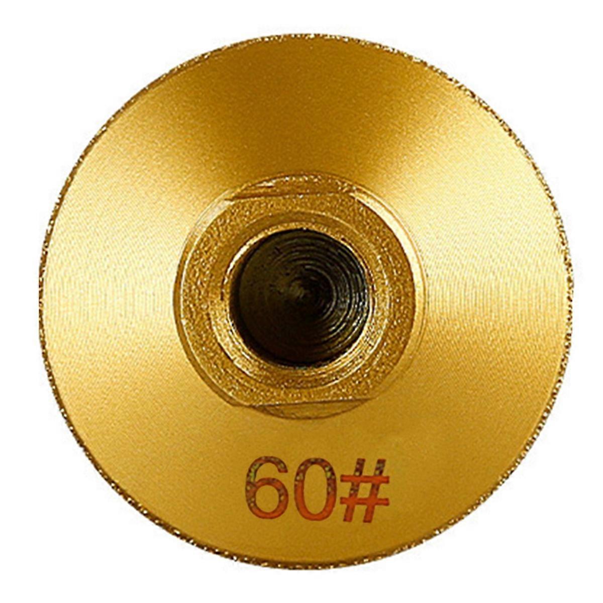 1PCS M14 2inch Brazing Diamond Brazed Flat Grinding Abrasive Polishing Stone Marble Quartz Cobblestone Grind 60