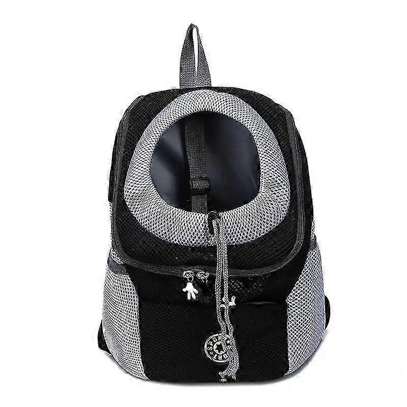 Transport backpack compatible with animals black