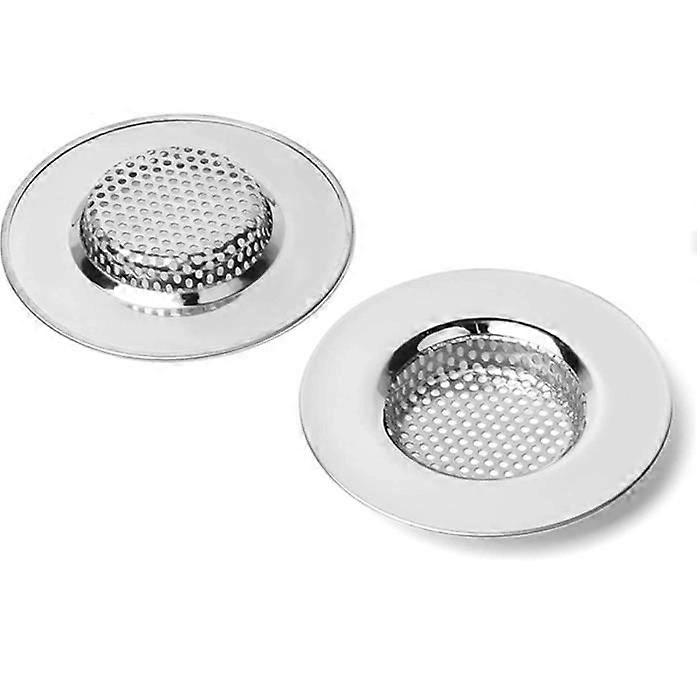 Kitchen Sink Filter, Stainless Steel Sink Filter, Kitchen Sink Grid, Thicker, Outer Diameter 75mm - 5Pcs