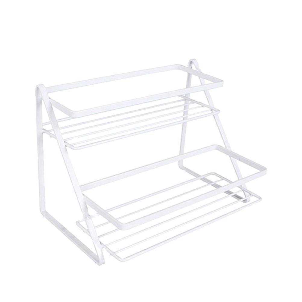Double Layer Storage Rack Two Tier Desktop Organizer for Cosmetic Use