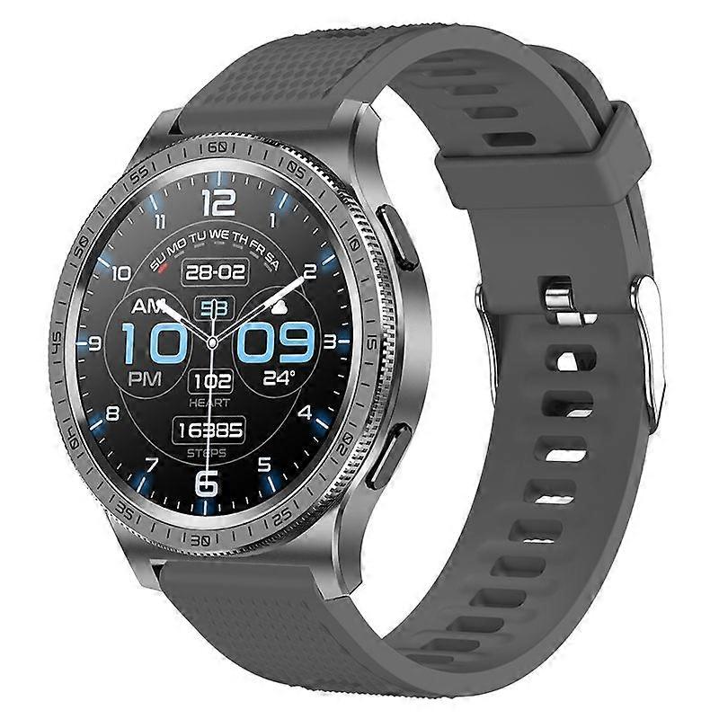 Smartwatch 1.43" AMOLED Fitness Tracker IP67 Waterproof Heart Rate SpO2 20 Sport Modes(Grey)