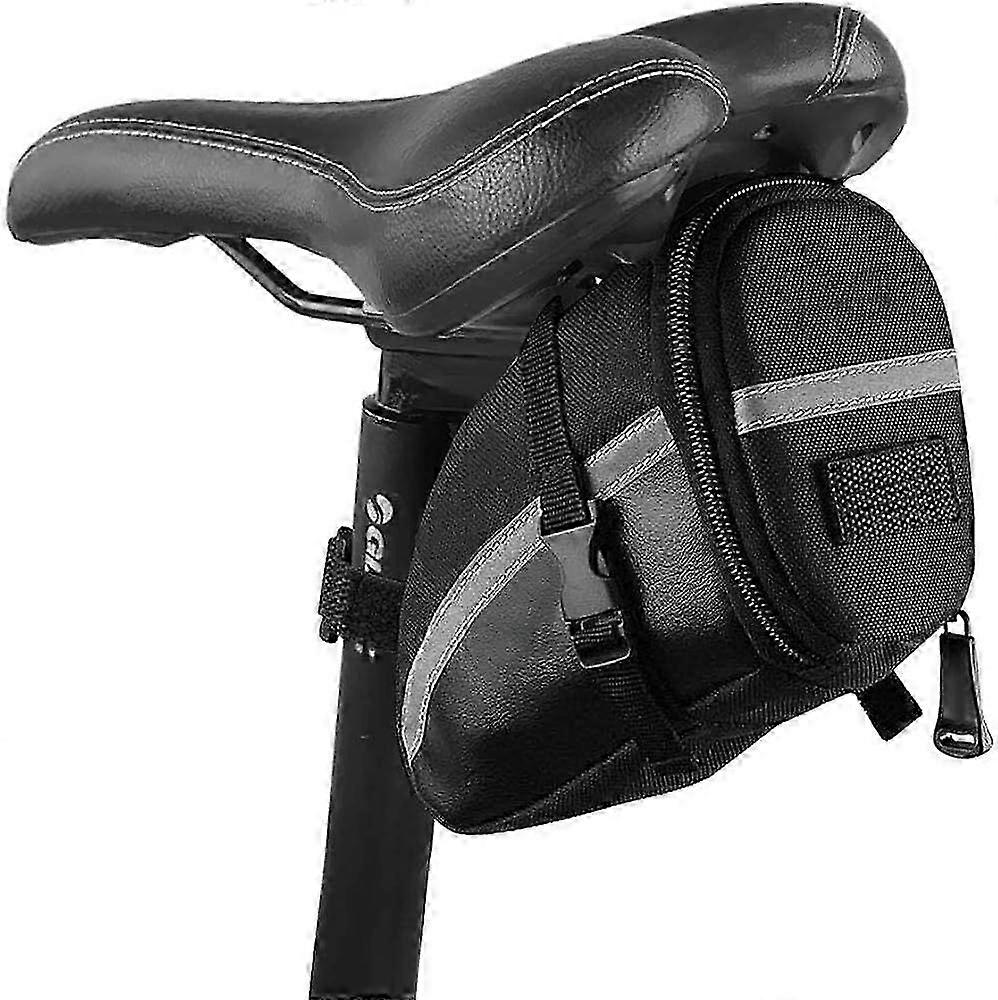 Bicycle saddle bag, compact waterproof frame bag bicycle bag