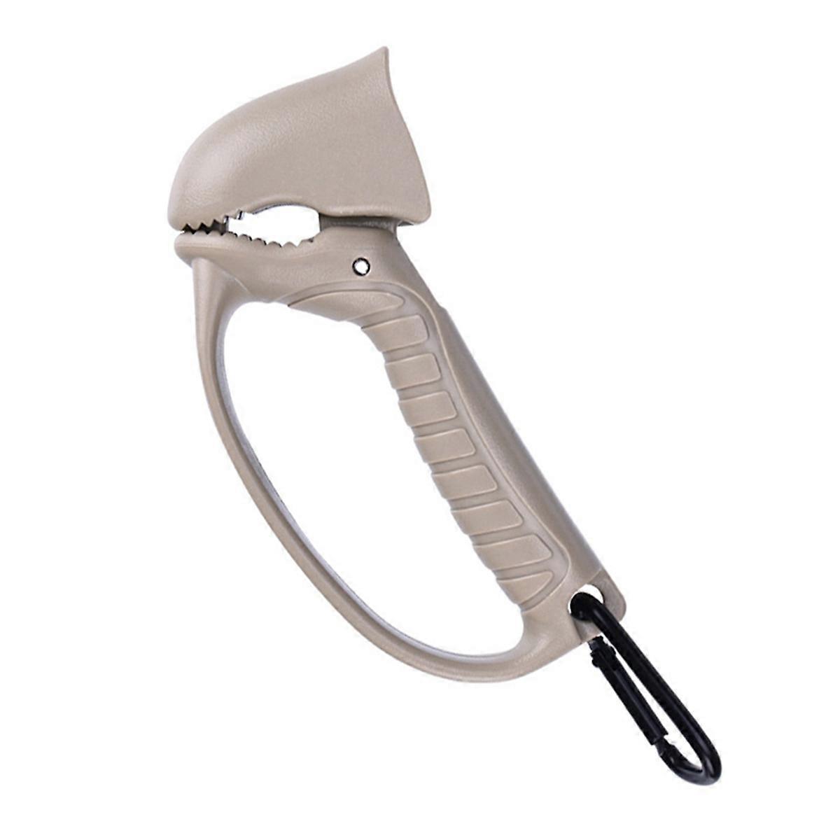 Jaw Fishing Controller Fish Controller Gripper Portable Lip Gripper Non-Slip Handle Protects Finger Fish Gripper Gray