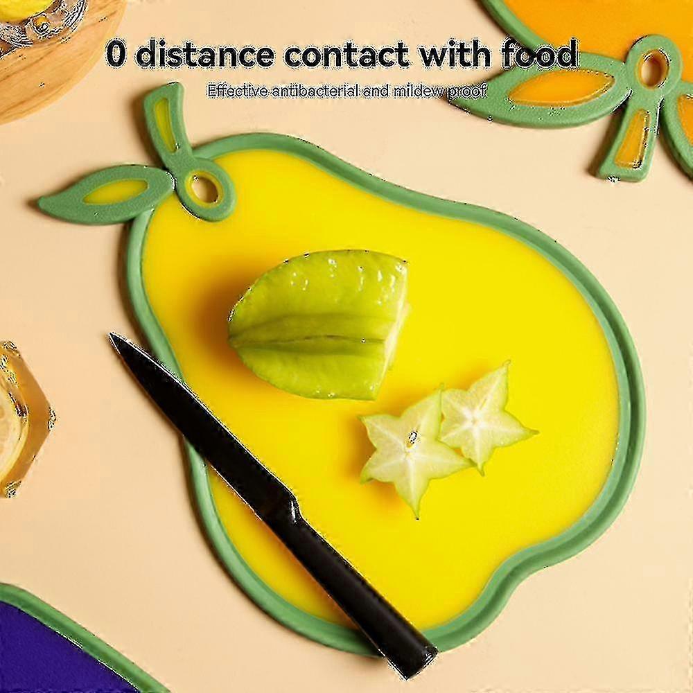 Non-Slip Fruit Design Chopping Board for Vegetables and Fruits