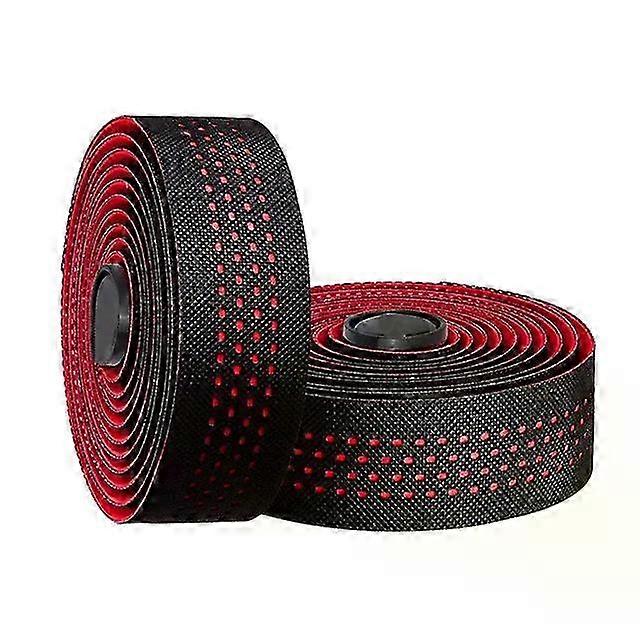 1pair Perforated Breathable Handlebar Tapes Non-slip Road Bike Bar Tape EVA/PU Soft Anti-Vibration Wrap Tape Durable Bar Bartape 2025
